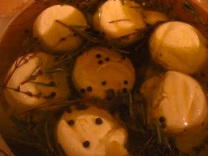 Cheese in Oil with Herbs